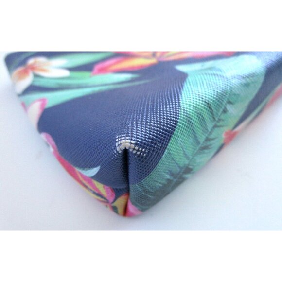Victoria's Secret Navy & Floral Makeup Pouch/Case/Clutch - New without Tags - Picture 8 of 12